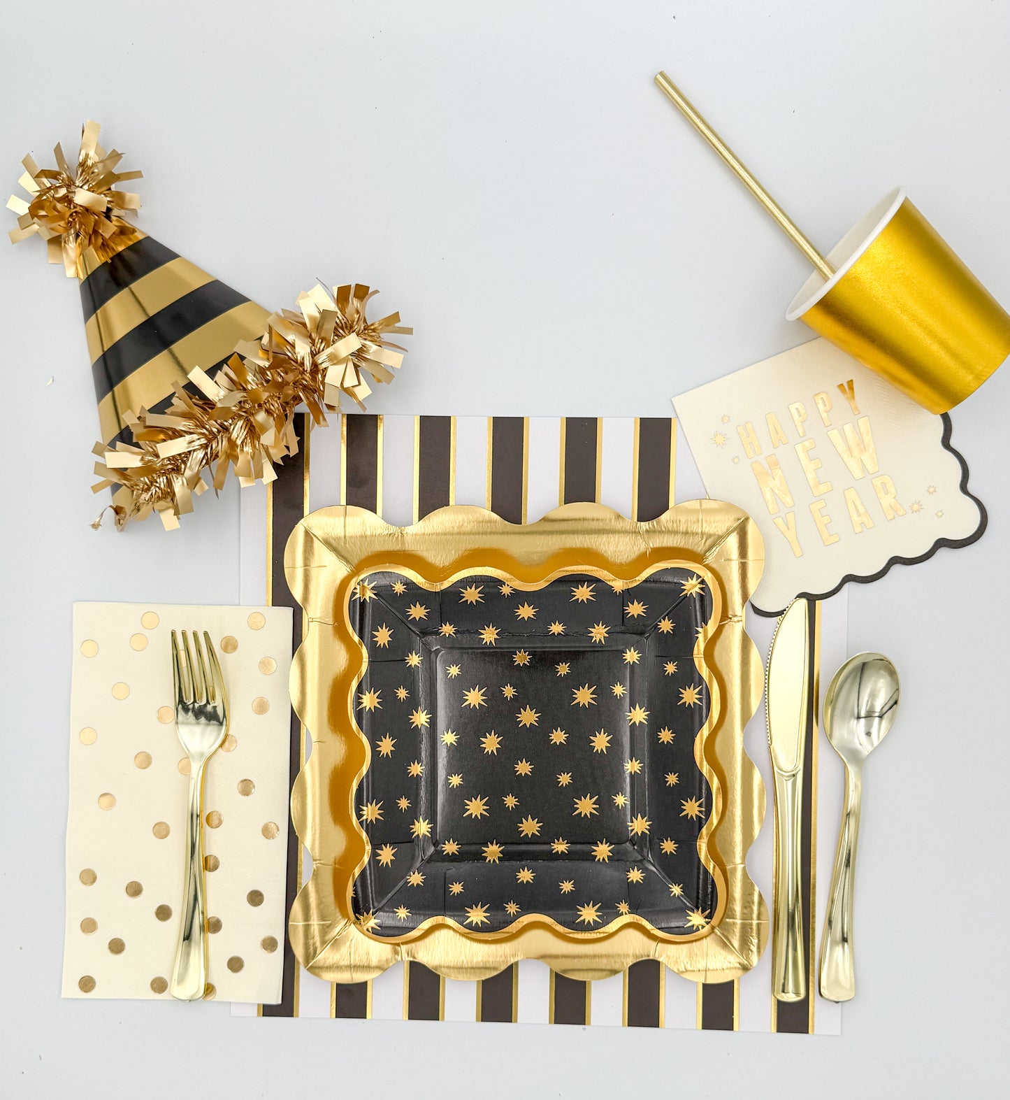 Happy New Year Celebration Setting