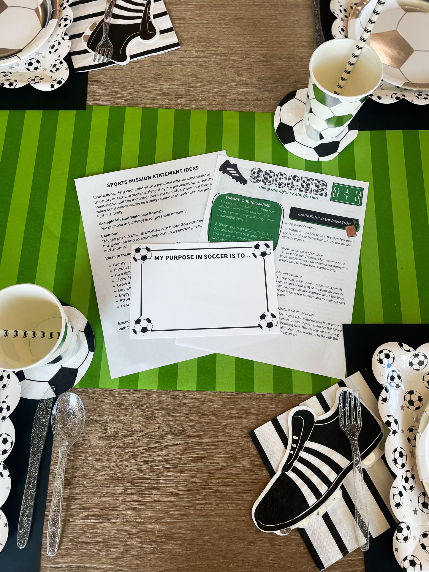 Soccer Celebration Setting