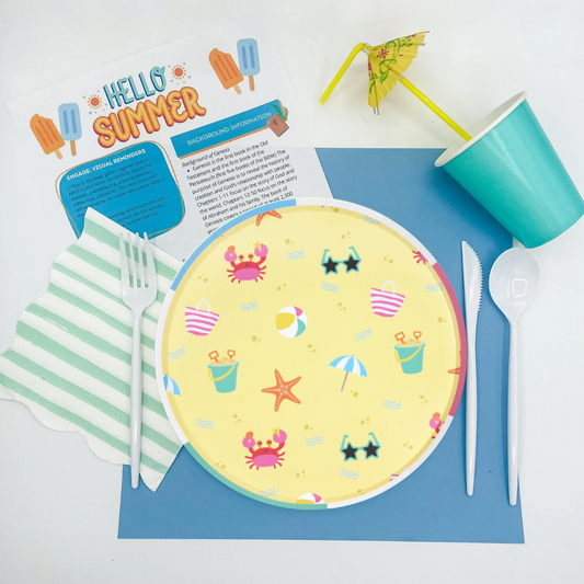 Last Day of School/Summer Celebration Setting