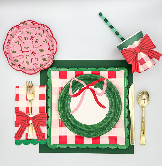 Christmas: Wreath and Bows Christmas