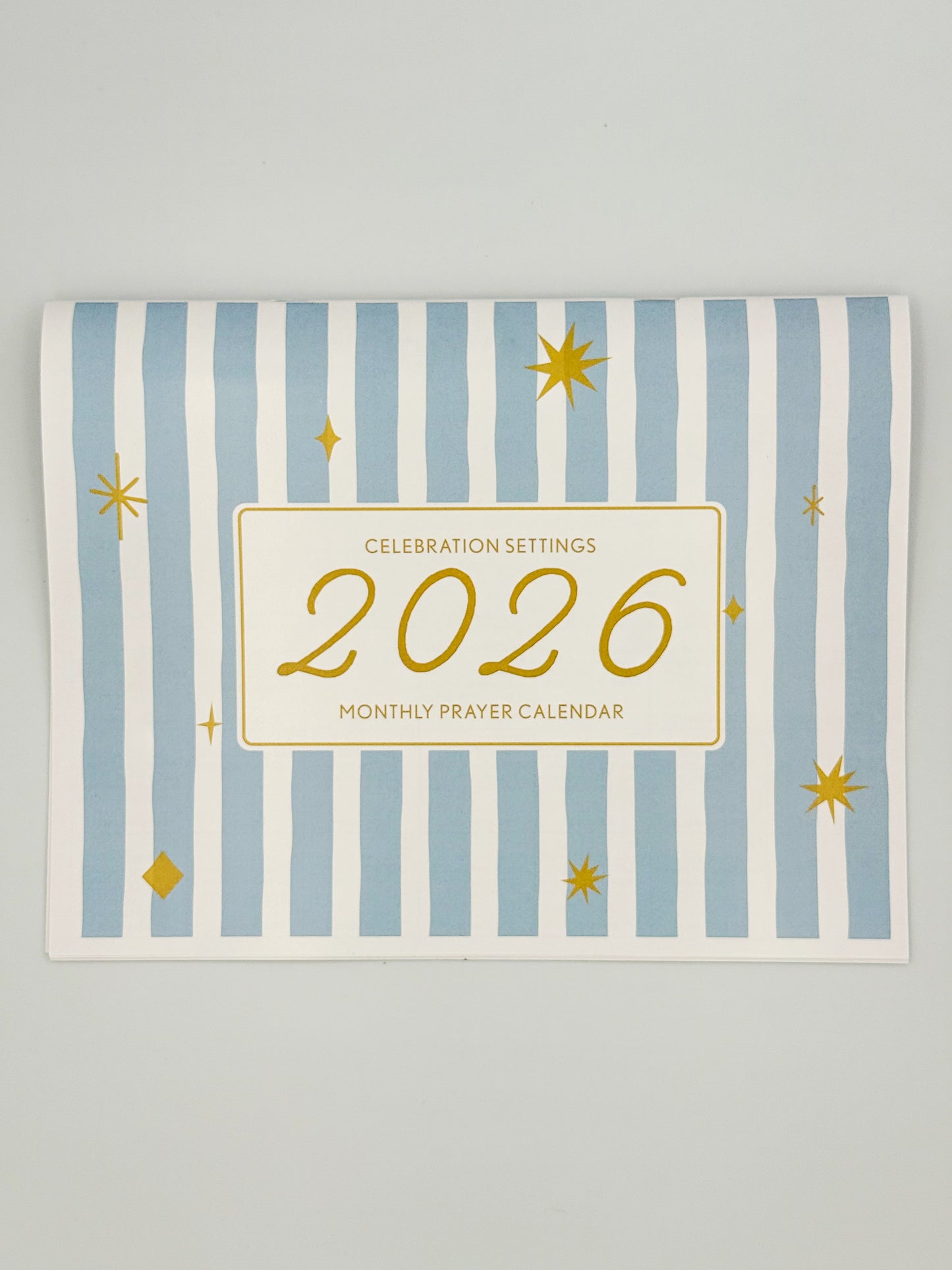 2026 Star Stripe Cover Prayer Calendar
