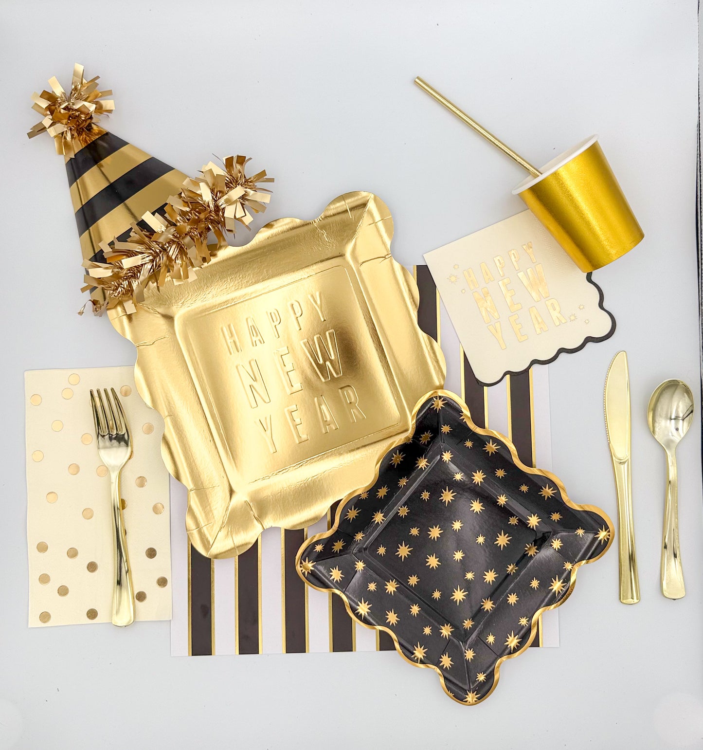 Happy New Year Celebration Setting