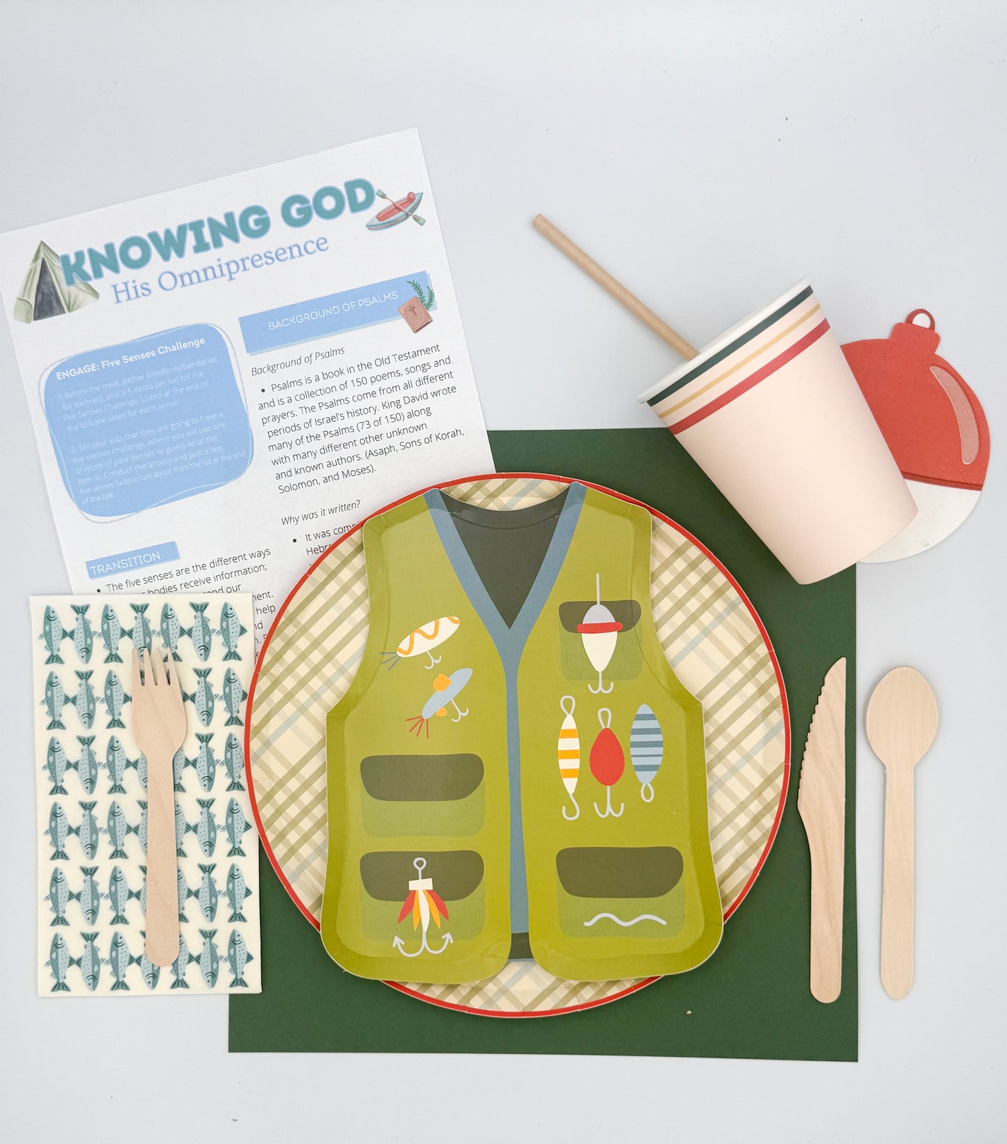 Camp Table Setting