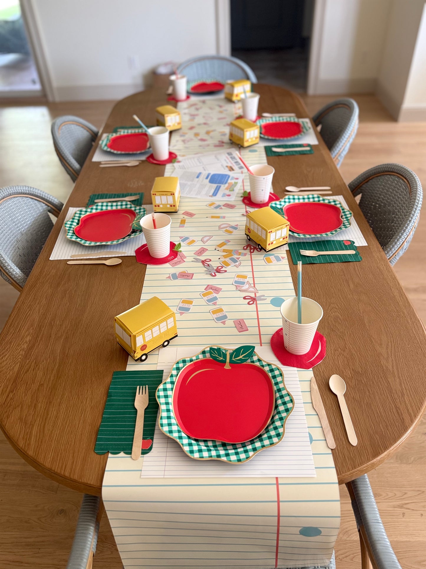 Back to School Table Runner