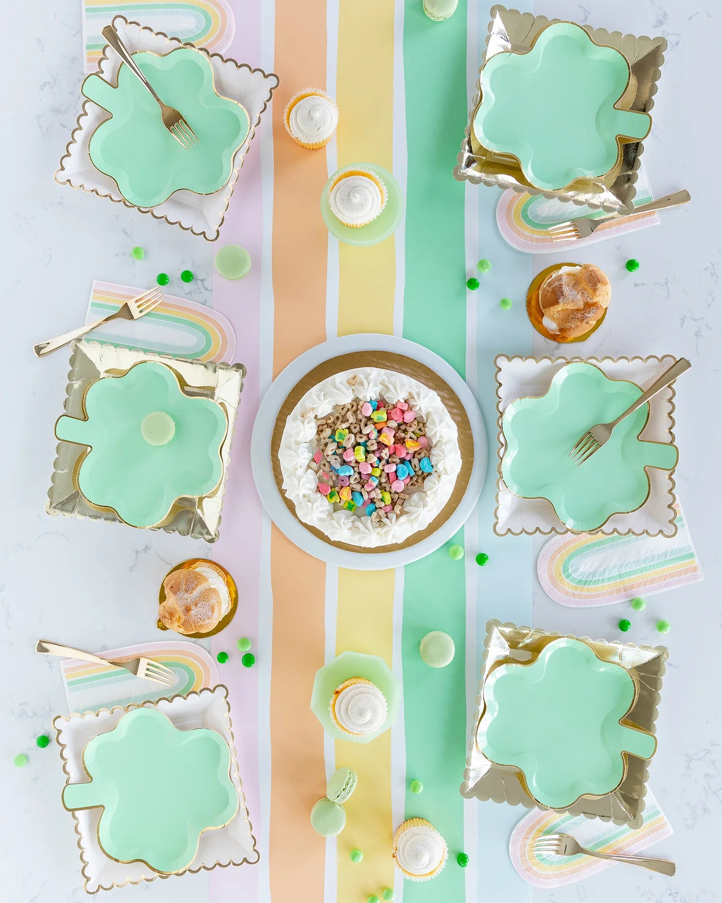 Saint Patrick's Day Pastel Table Runner