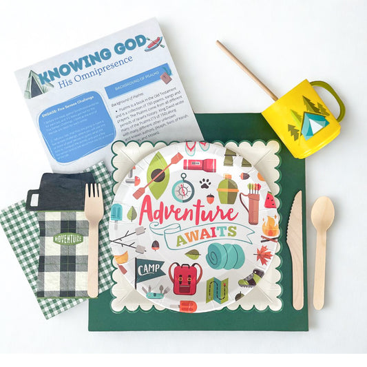 Camp Table Setting